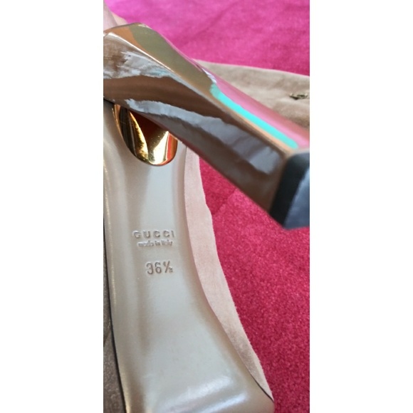 Gucci -6.5- Thigh High Suede & Patent Leather Boot - Picture 5 of 8